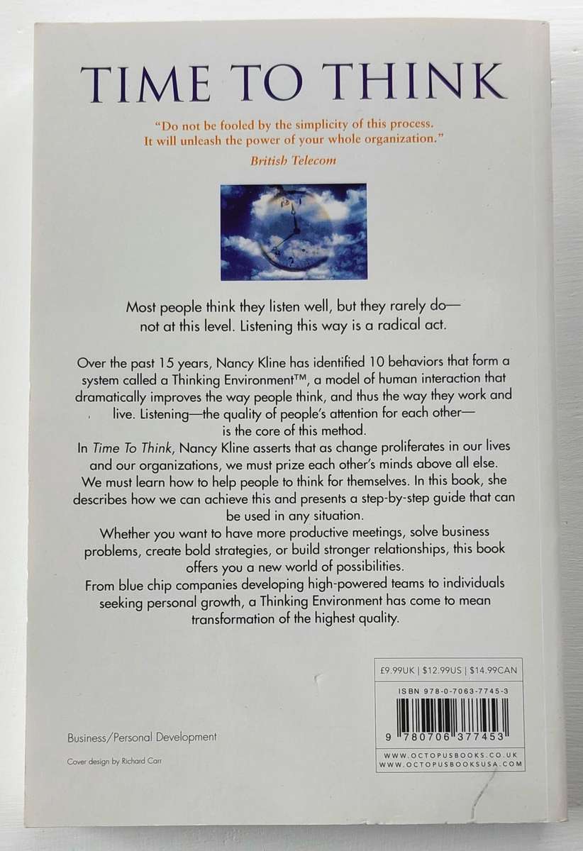 Time to Think - Nancy Kline (Paperback)