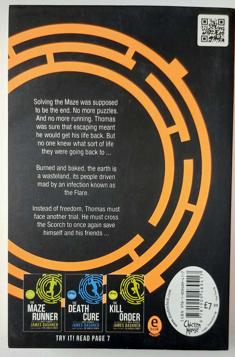 The Scorch Trials - James Dashner. Maze Runner Book 2 (Paperback)