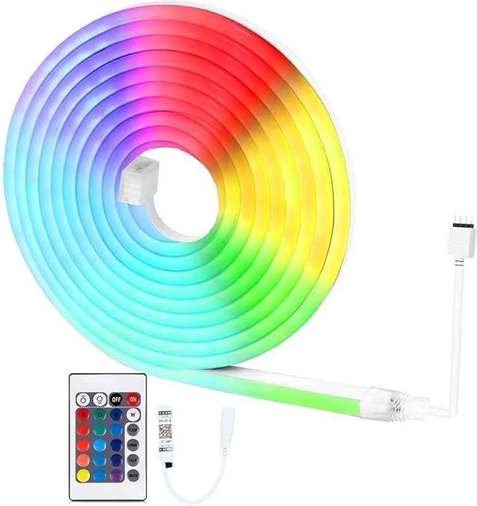 2835 LED RGB Frosted  5 Meter 12V FLEXIBLE Strip  KIT