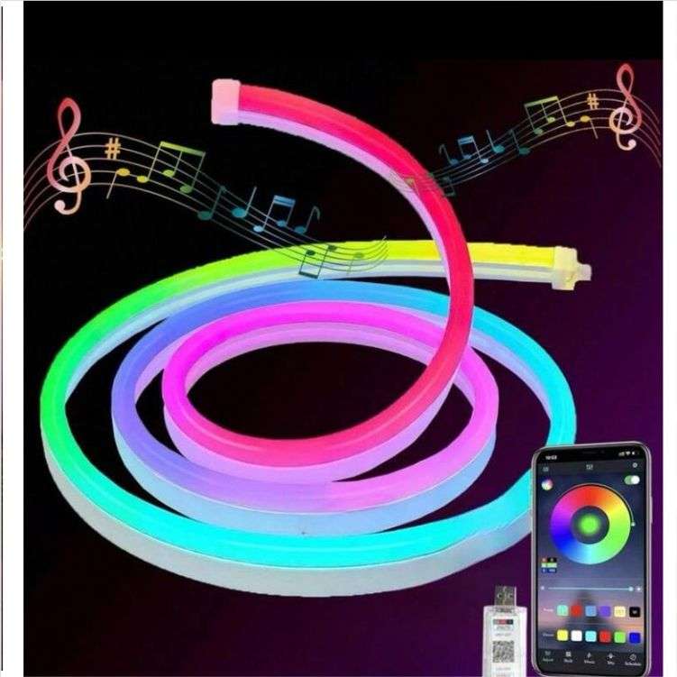5M USB RGB Neon Flex Strip