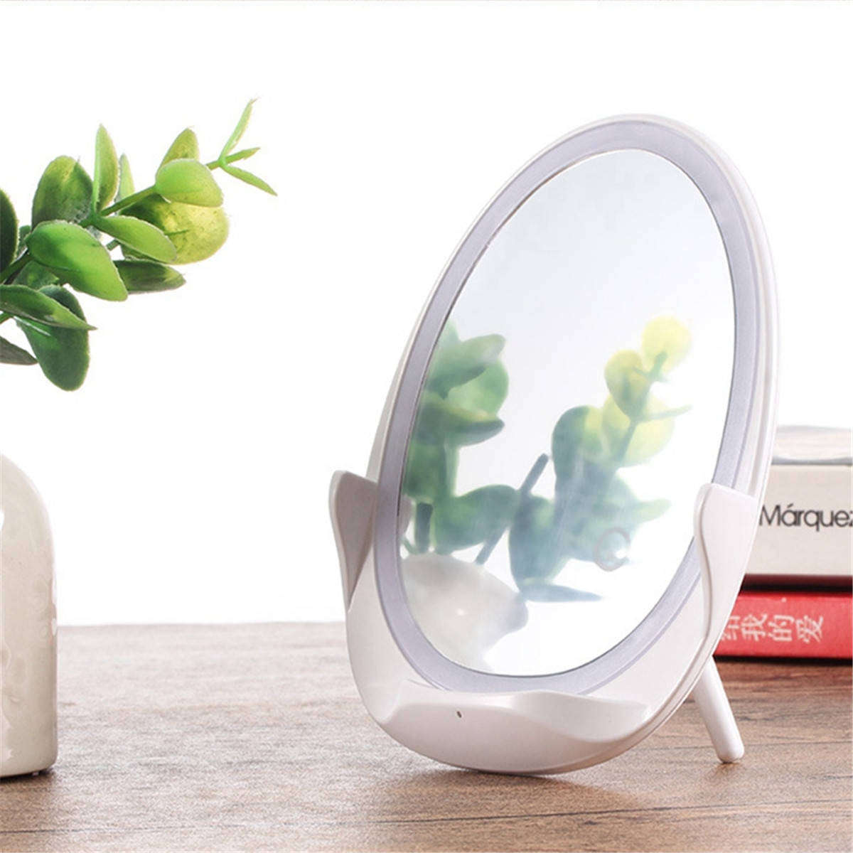 Wireless Charger Makeup Mirror Phone Holder