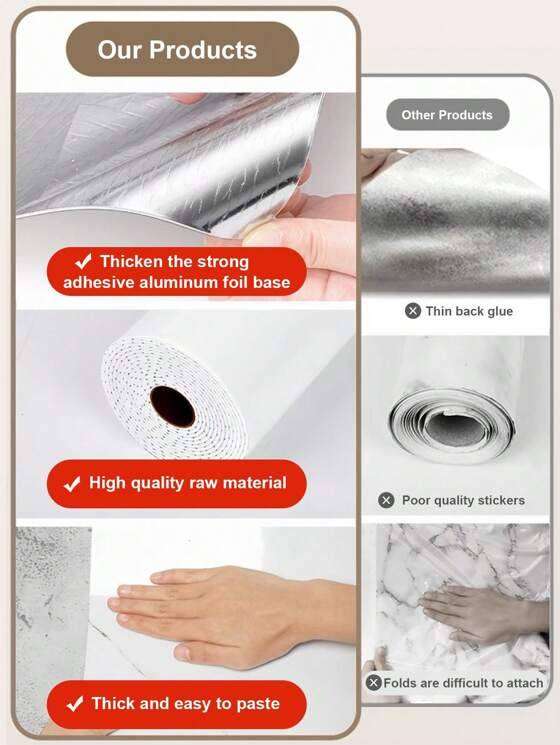 3m x 1.2m Marble Wallpaper(Stone Grey)2.5mm thick