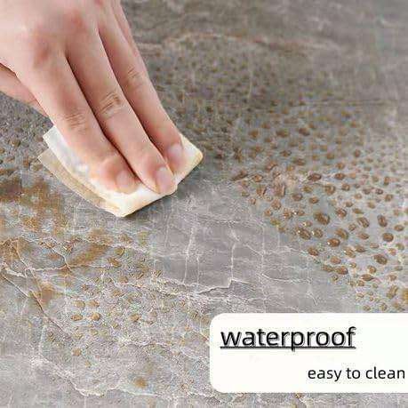 3m x 1.2m Marble Wallpaper(Stone Grey)2.5mm thick