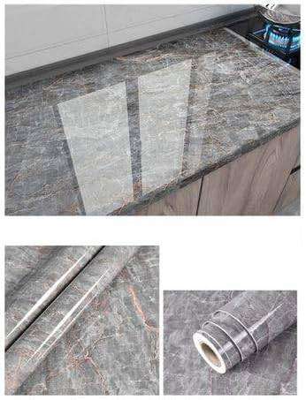 3m x 1.2m Marble Wallpaper(Stone Grey)2.5mm thick