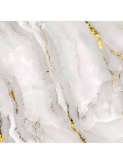 3m x 1.2m Marble Wallpaper(White & Gold(thin))2.5mm thick