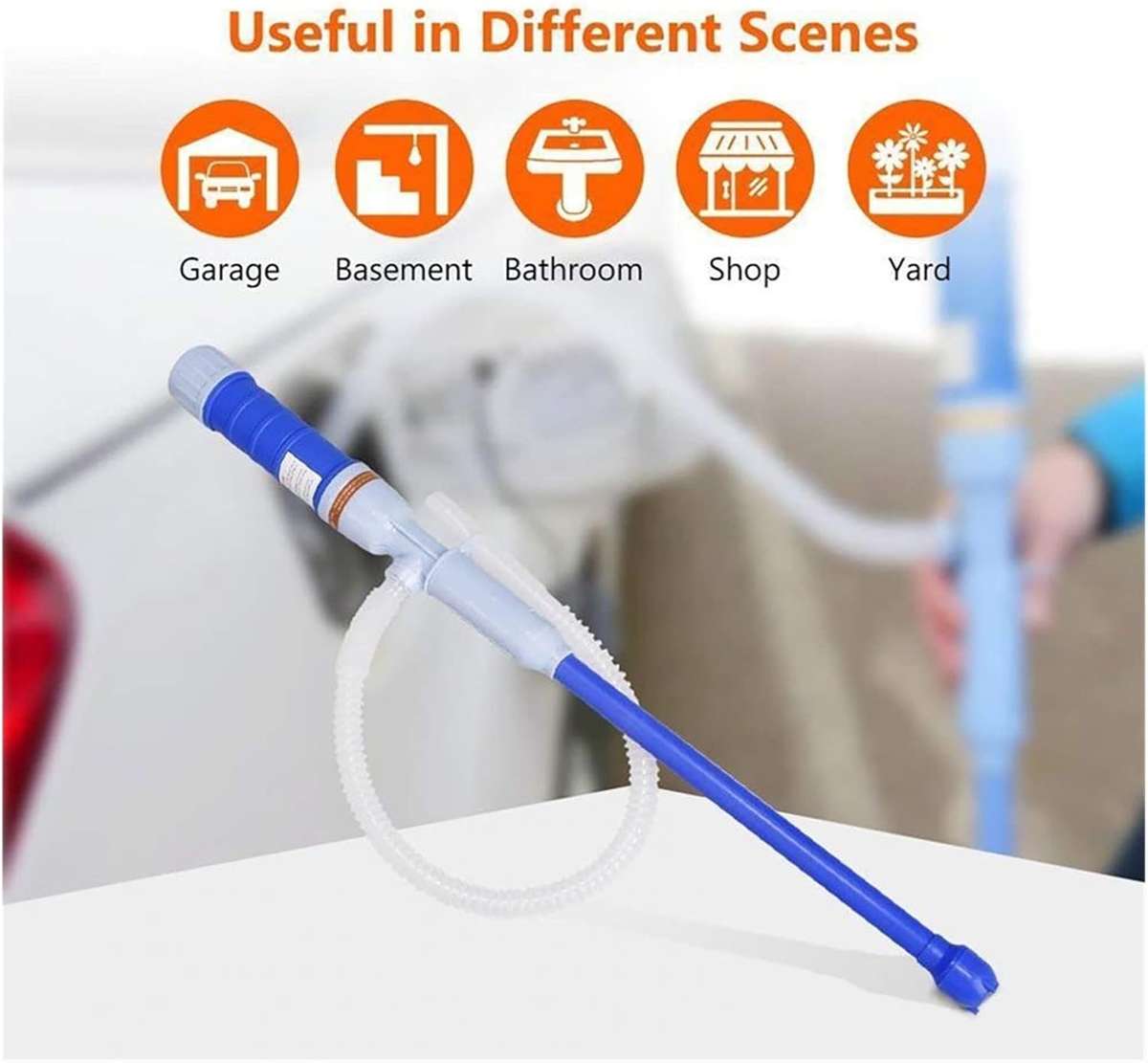 Portable Electric/Battery Powered Liquid/Gas/Oil Transfer Pump