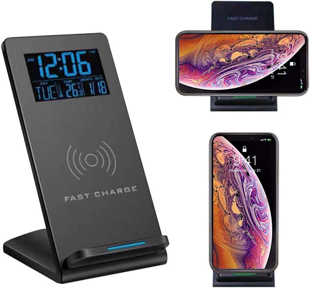 Digital Clock Wireless Charge Stand