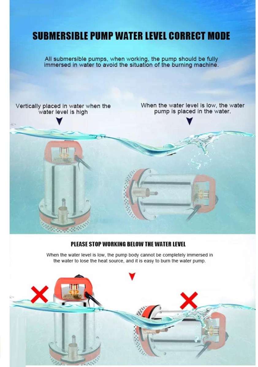 12v 180w Submersible Pump