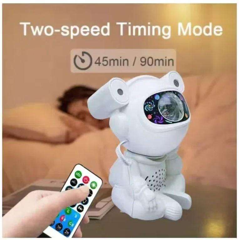 Sitting Astronaut Projection Bluetooth Speaker Light