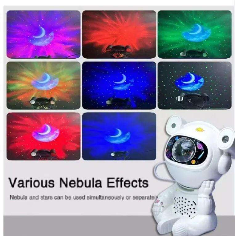 Sitting Astronaut Projection Bluetooth Speaker Light