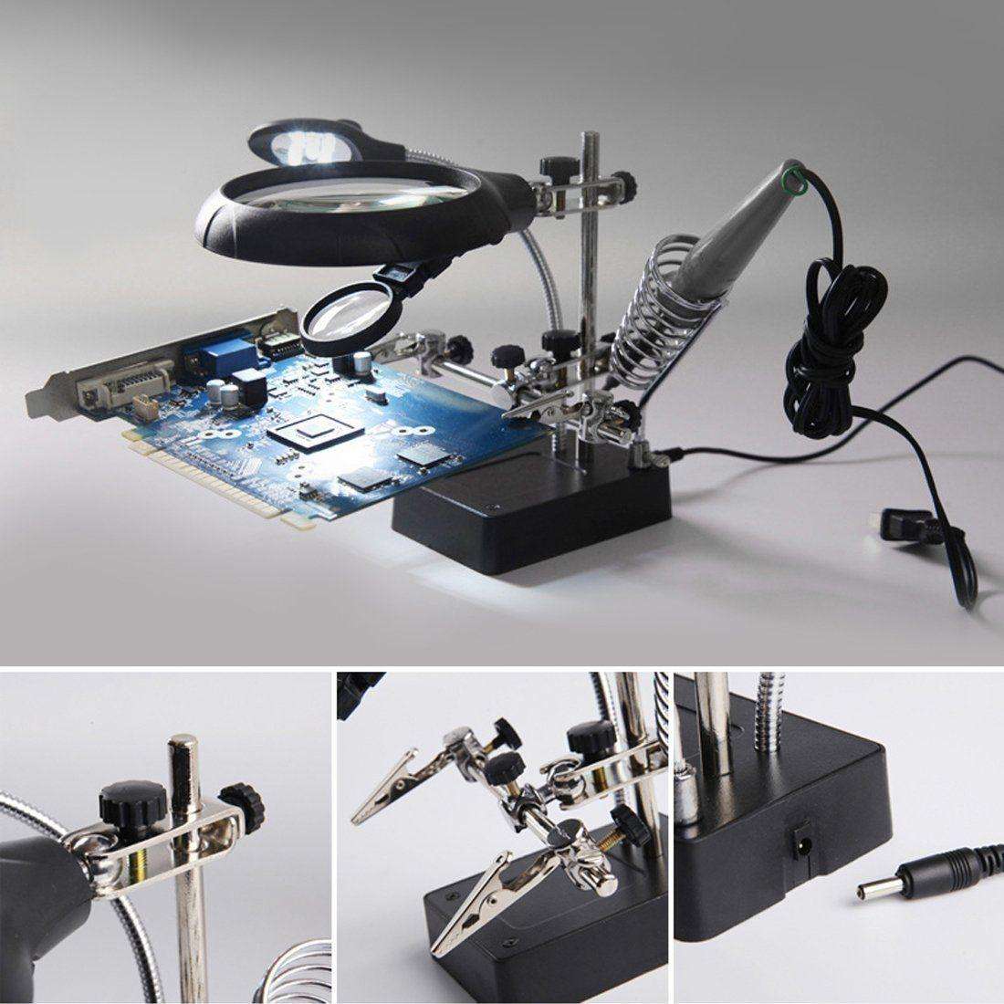 5 LED Helping Hands Magnifier