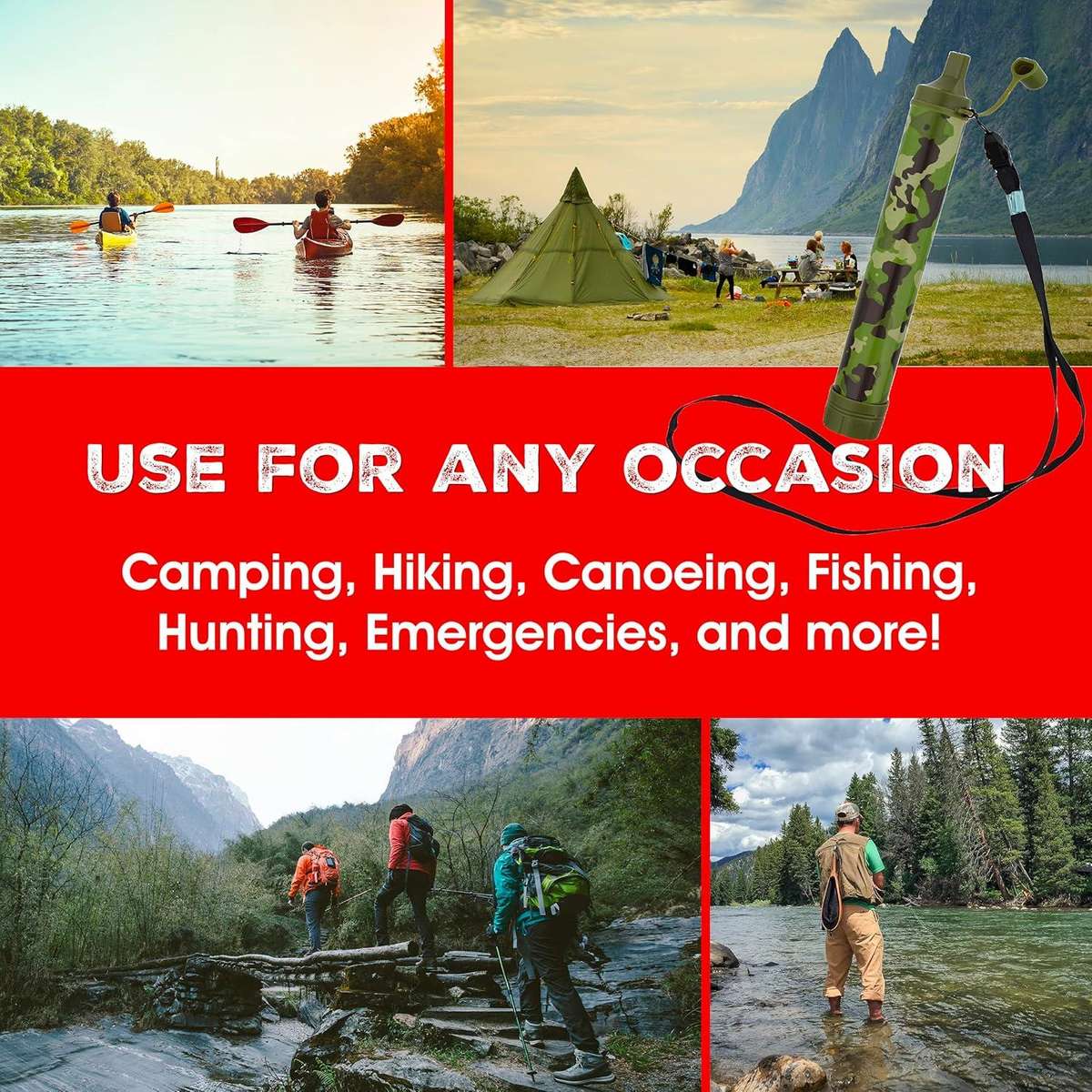 Survival Water Filter Straw