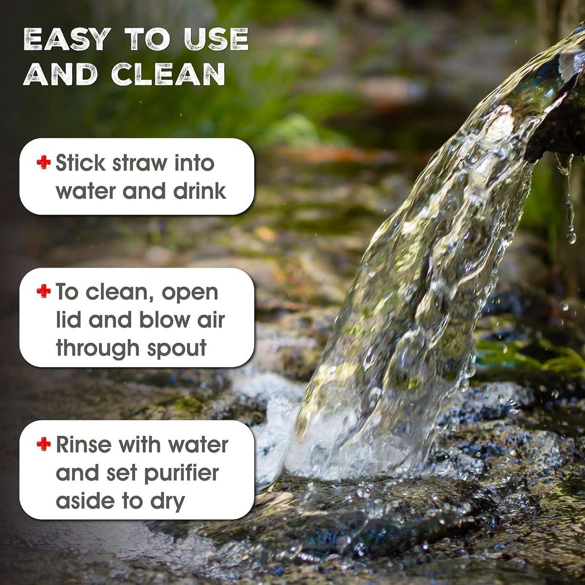 Survival Water Filter Straw