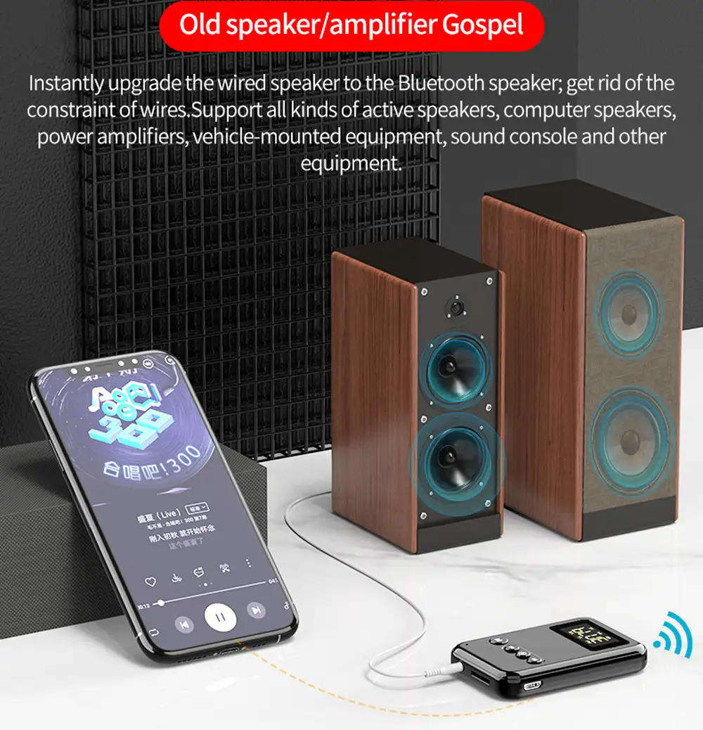 Bluetooth 5.0 Wireless Receiver/Transmitter Adaptor