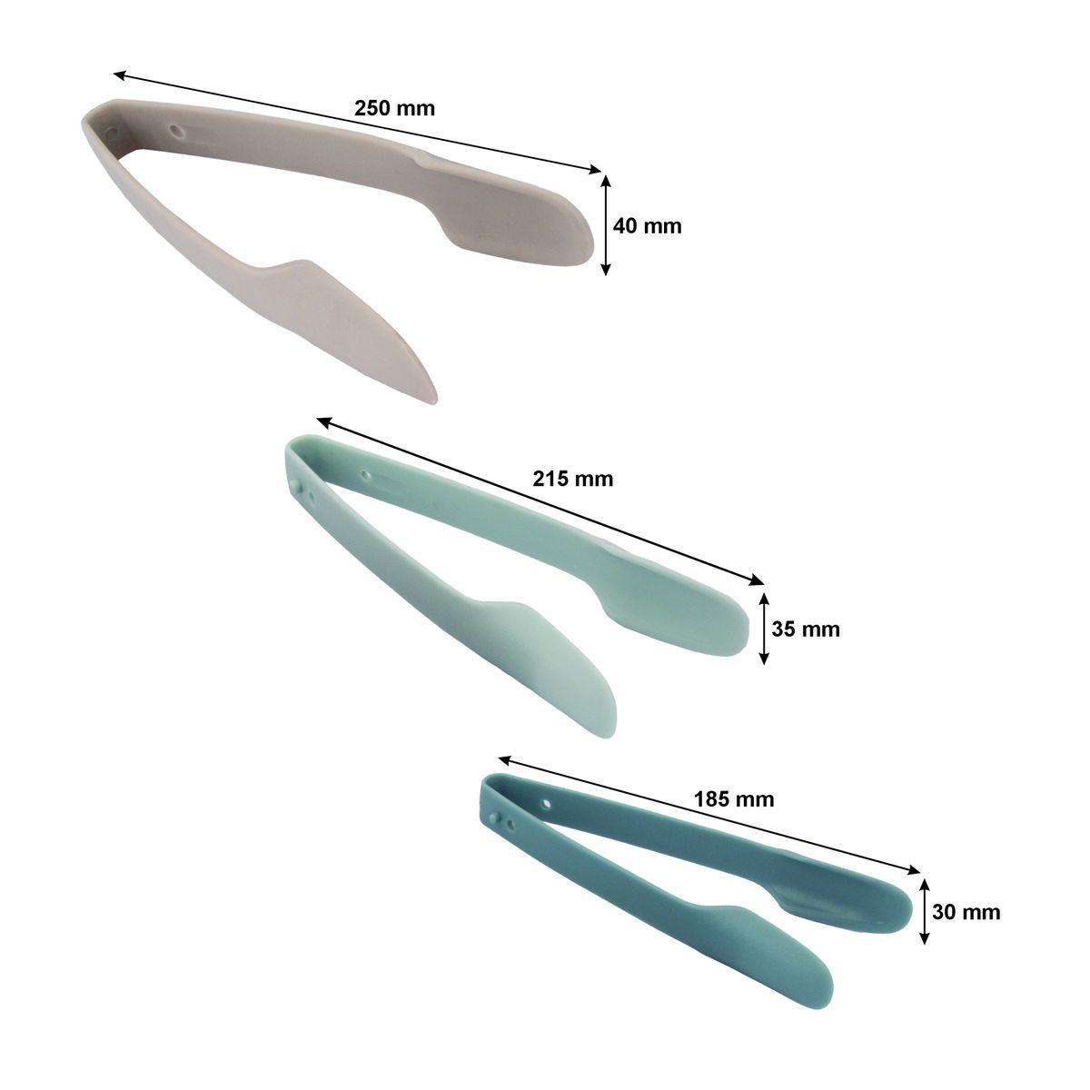 3pc Nesting Food Tongs