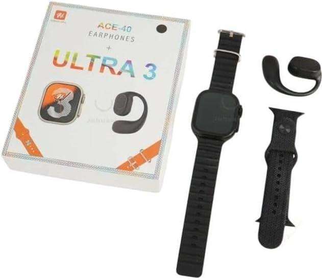 Ultra 3 Smart Watch and Earpod Combo