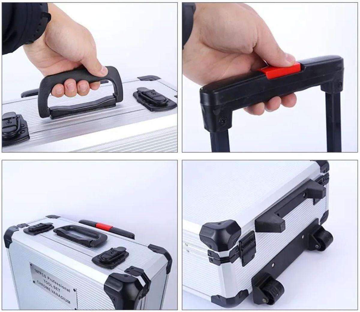 187 Piece Multi  Purpose Tool Trolley Set