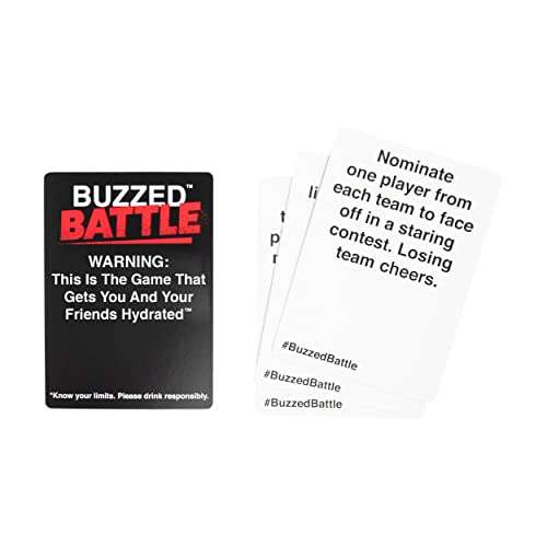 Buzzed Battle Drinking Card Game
