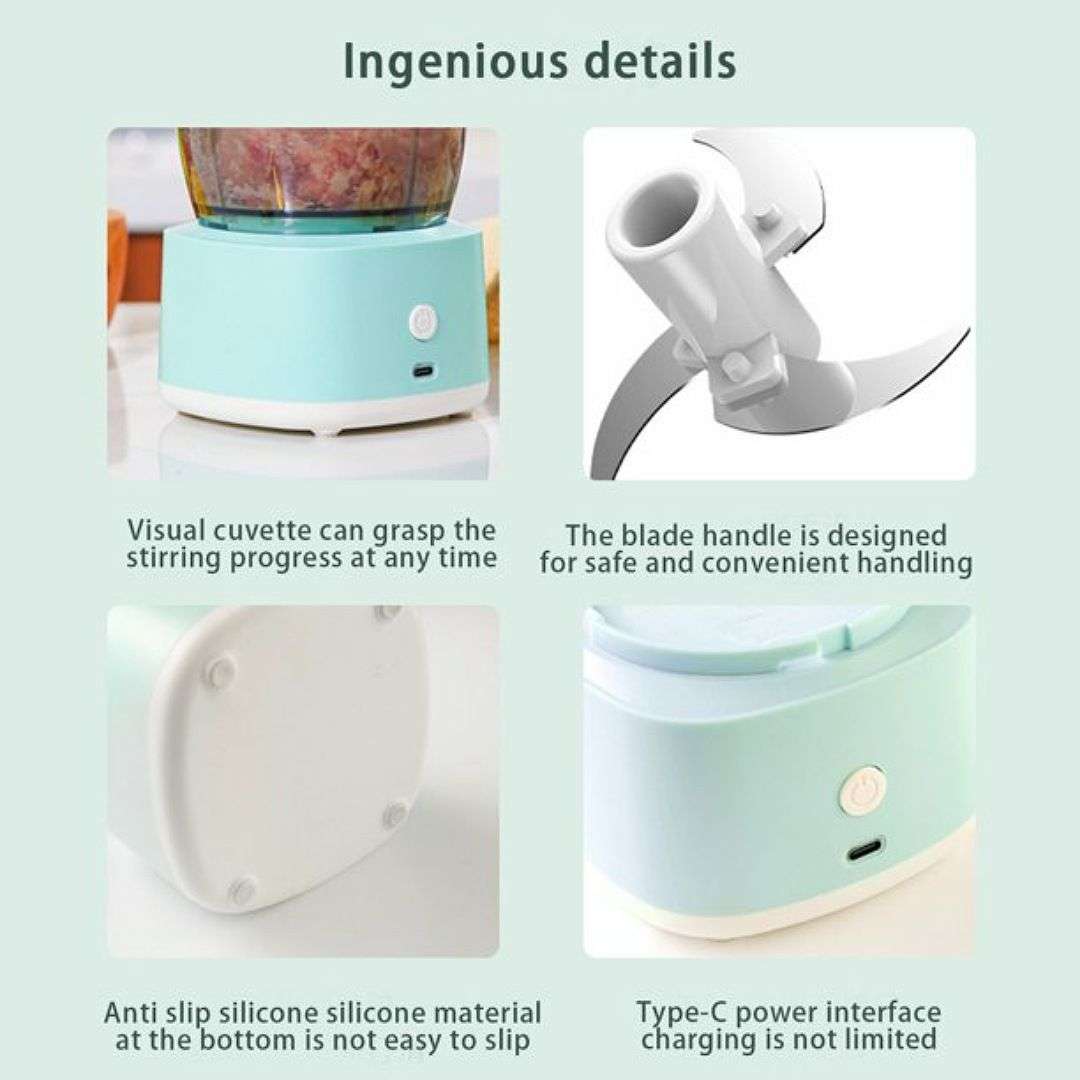 Multi-Purpose Portable Electric Food Processor