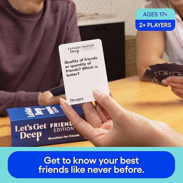 Let's Get Deep Family Edition Card Game