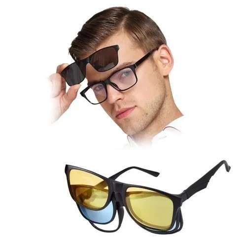 Magic Vision Glasses Interchangeable Clip-on 5PK Lens