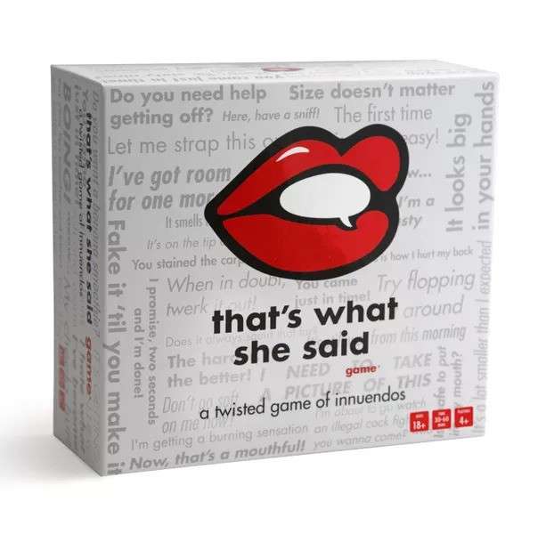 That's What She Said Adult Card Game