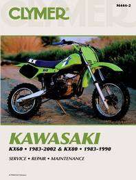 Kawasaki KX60 & KX80 Repair Manual 1983-2002 (Clymer M444-2)