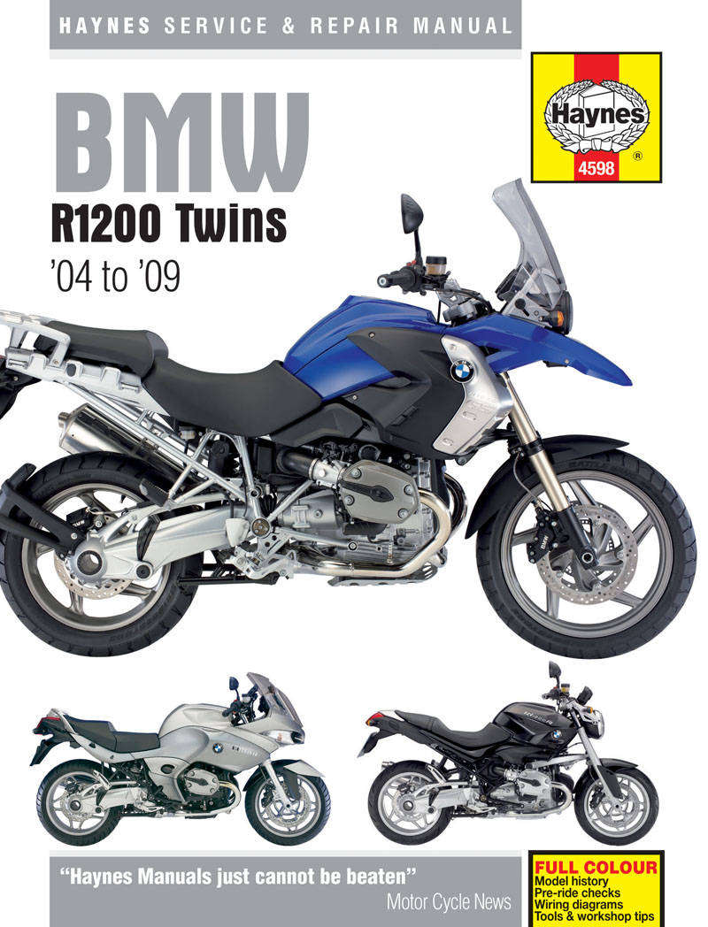 BMW R1200 Twins Repair Manual 2004-2009 (Haynes 4598)