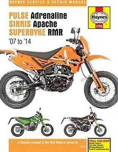 Pulse Adrenaline, Sinnis Apache & Superbyke RMR Repair Manual 2007-2014 (Haynes 5750)