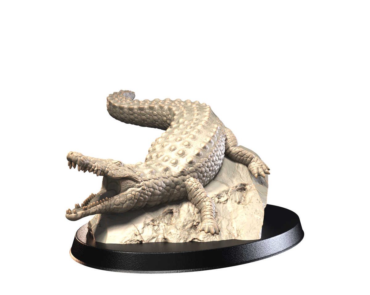 Animals Set 4 - 1/87 Scale - Crocodile V1