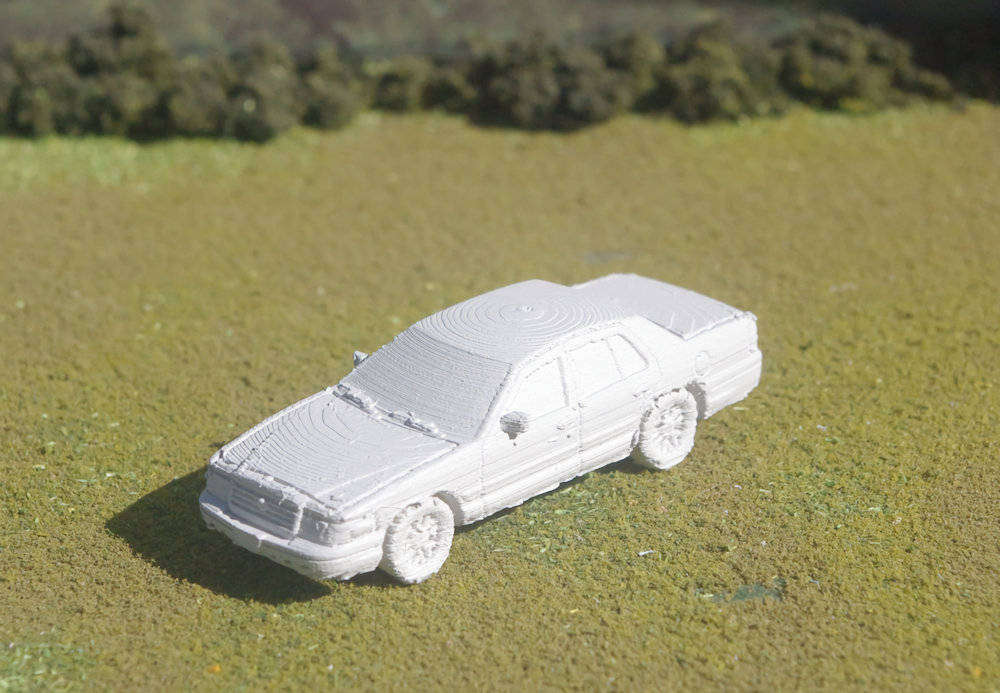 1/87 Scale - Crown Vic (Filament Print)