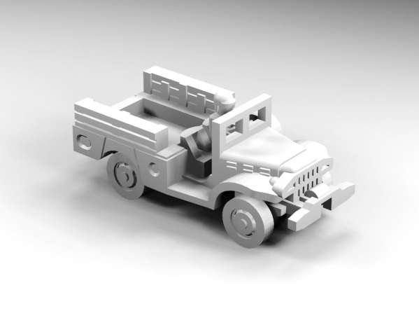 1:160 Scale - Dodge WC52 - Open