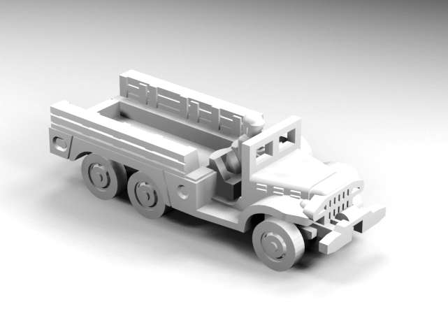 1:160 Scale - Dodge WC63 - Open