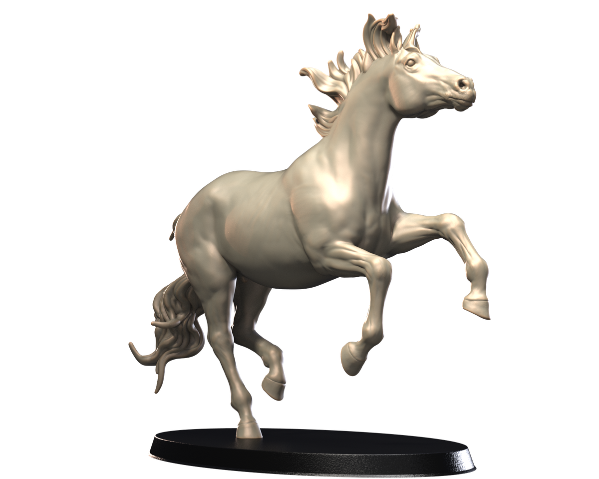 Animals Set 4 - 1/72 Scale - Horse V2 (5 Pack)