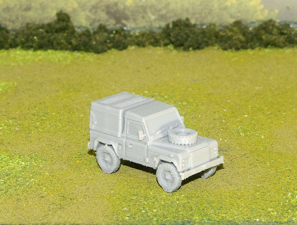 1/87 Scale - Land Rover 90 Truck Cab - Civilian - Rostyle (Filament Print)