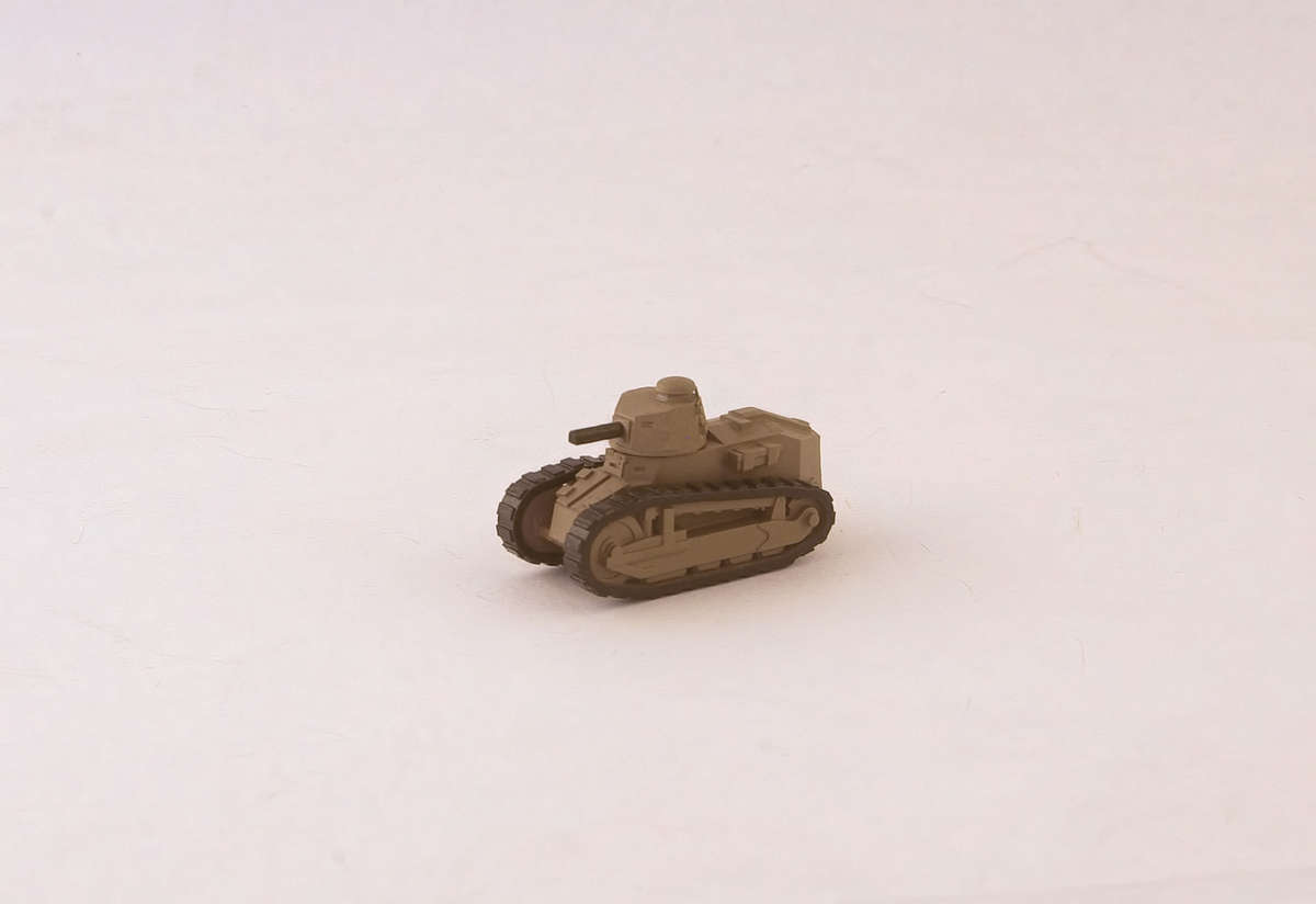 1:87 Scale - M1917 6T - No Trench Crossing Tail - MG Turret