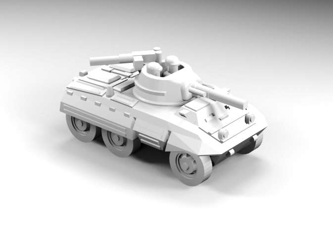 1:200 Scale - M8 Greyhound - Late