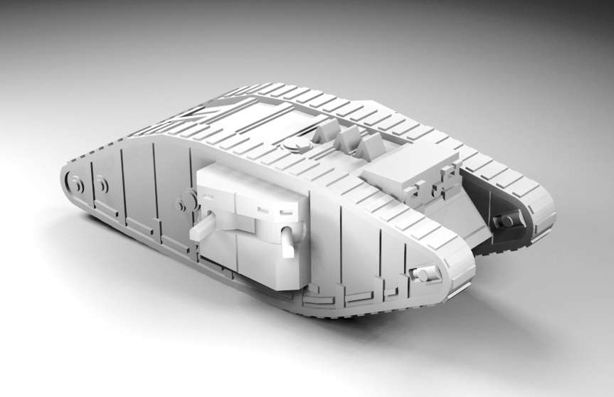 1:72 Scale - Mark I Female - Late