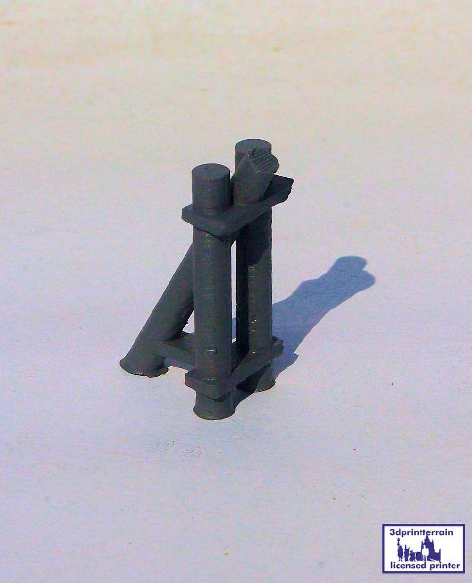 1/72 Scale - Normandy Harbour - Mooring Post (5 Pack)