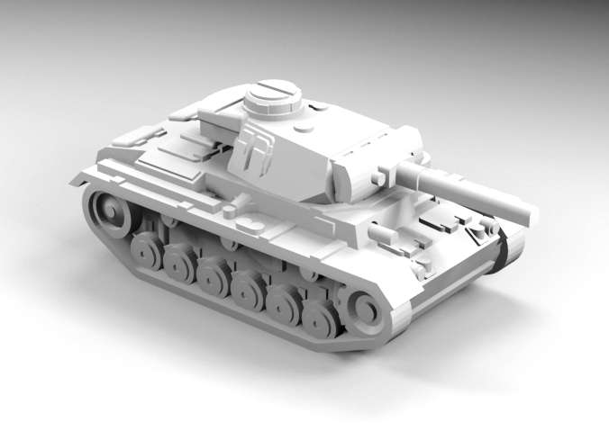 1:200 Scale - Panzer III - L