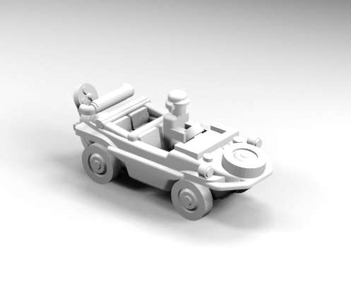1:160 Scale - Schwimmwagen - Open