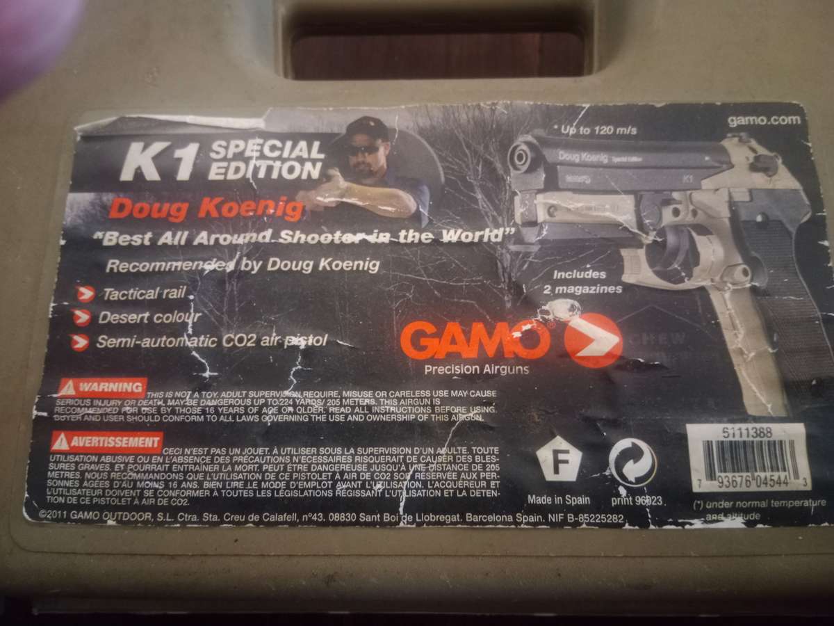 Gamo - K1 Doug Koenig Special Edition CO2 + FREE CARRY