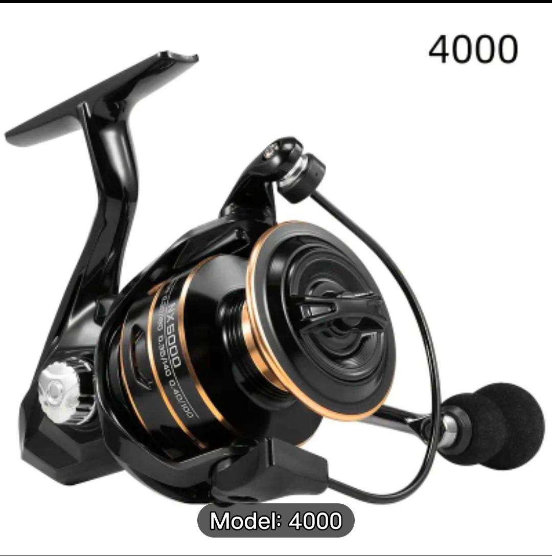 5 x fishing reels