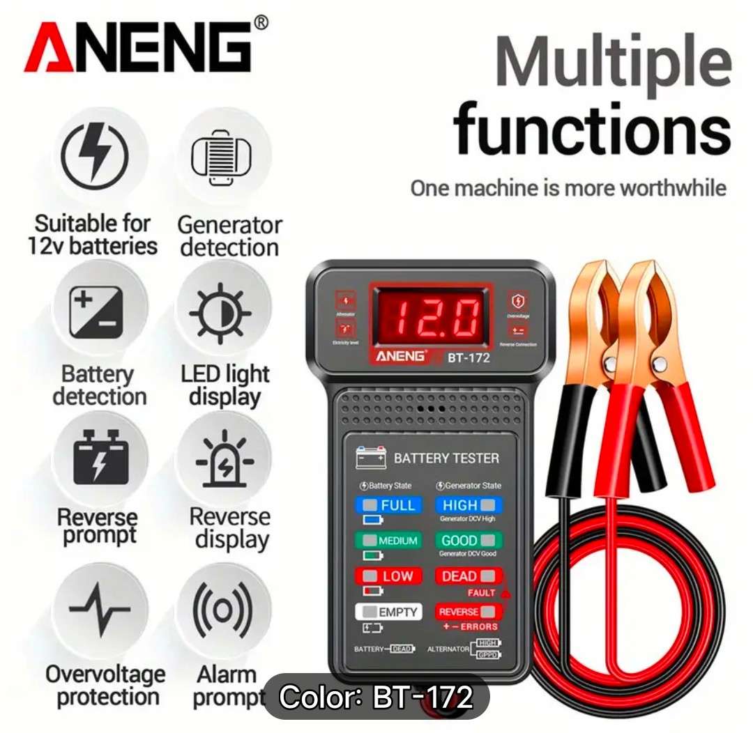ANENG BT-172 12v Multifunctional battery tester
