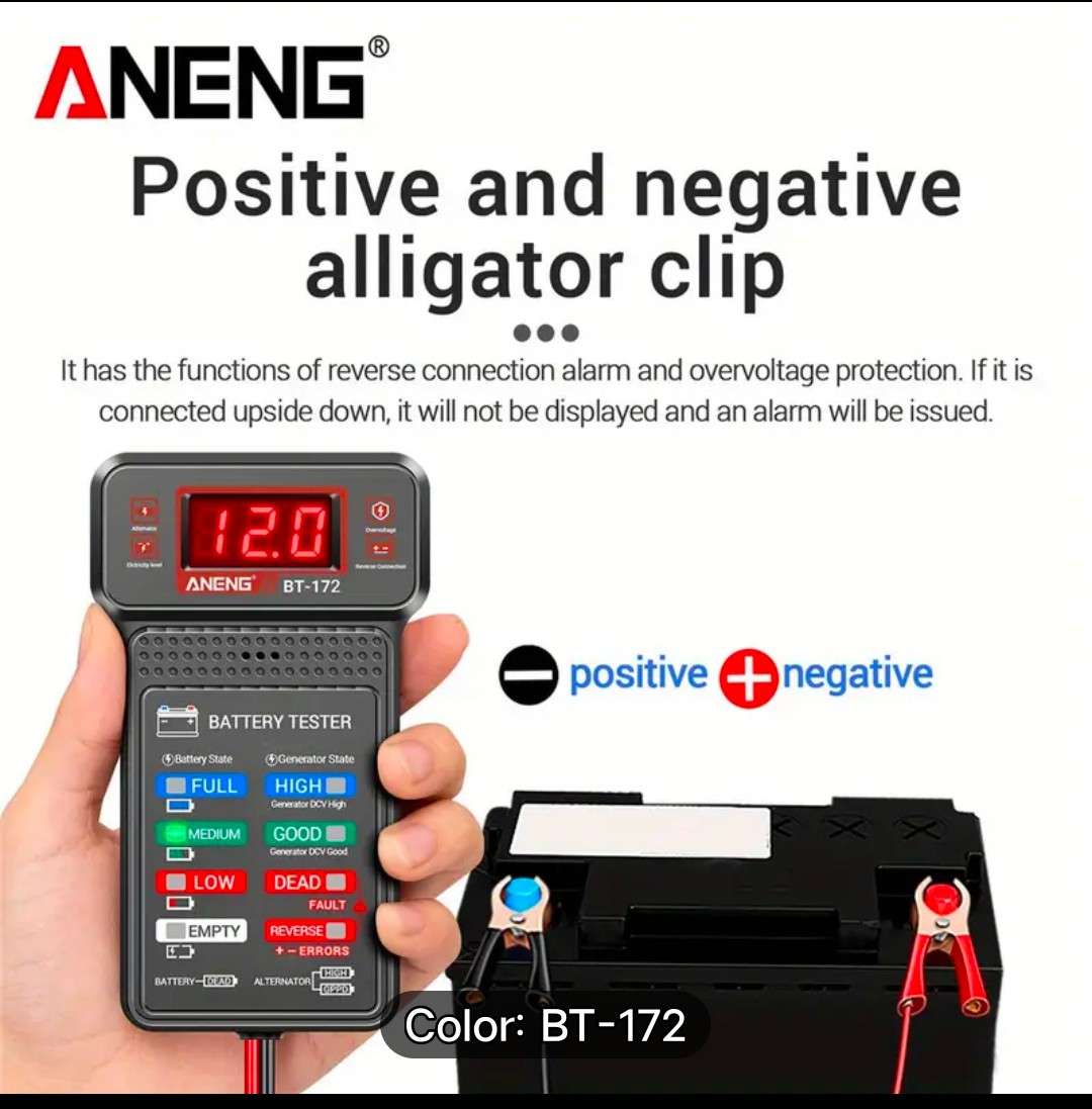 ANENG BT-172 12v Multifunctional battery tester