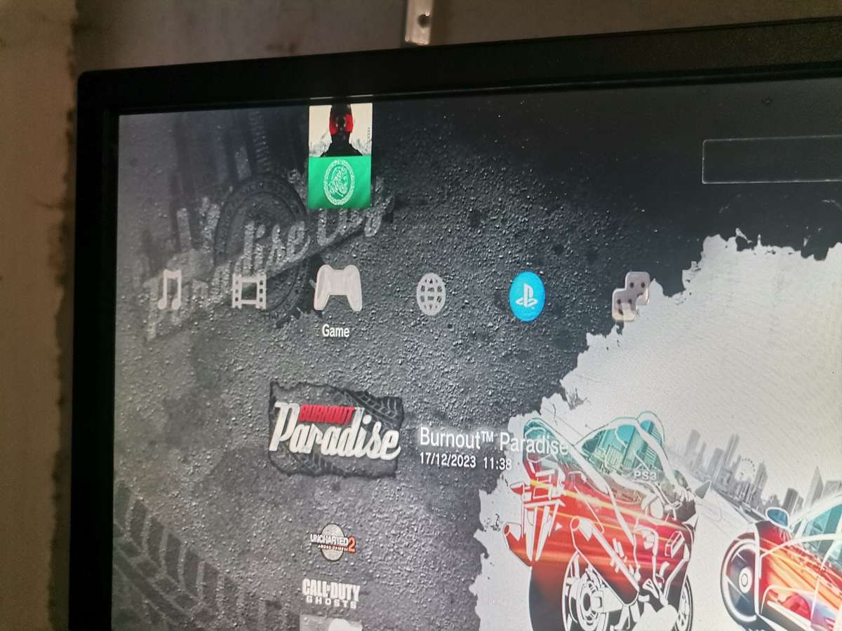 PS3 SUPERSLIM 500GB ALL CABLES 44 GAMES ON HARDRIVE HEN LOADED FULL GAME LIST IN DESCRIPTION