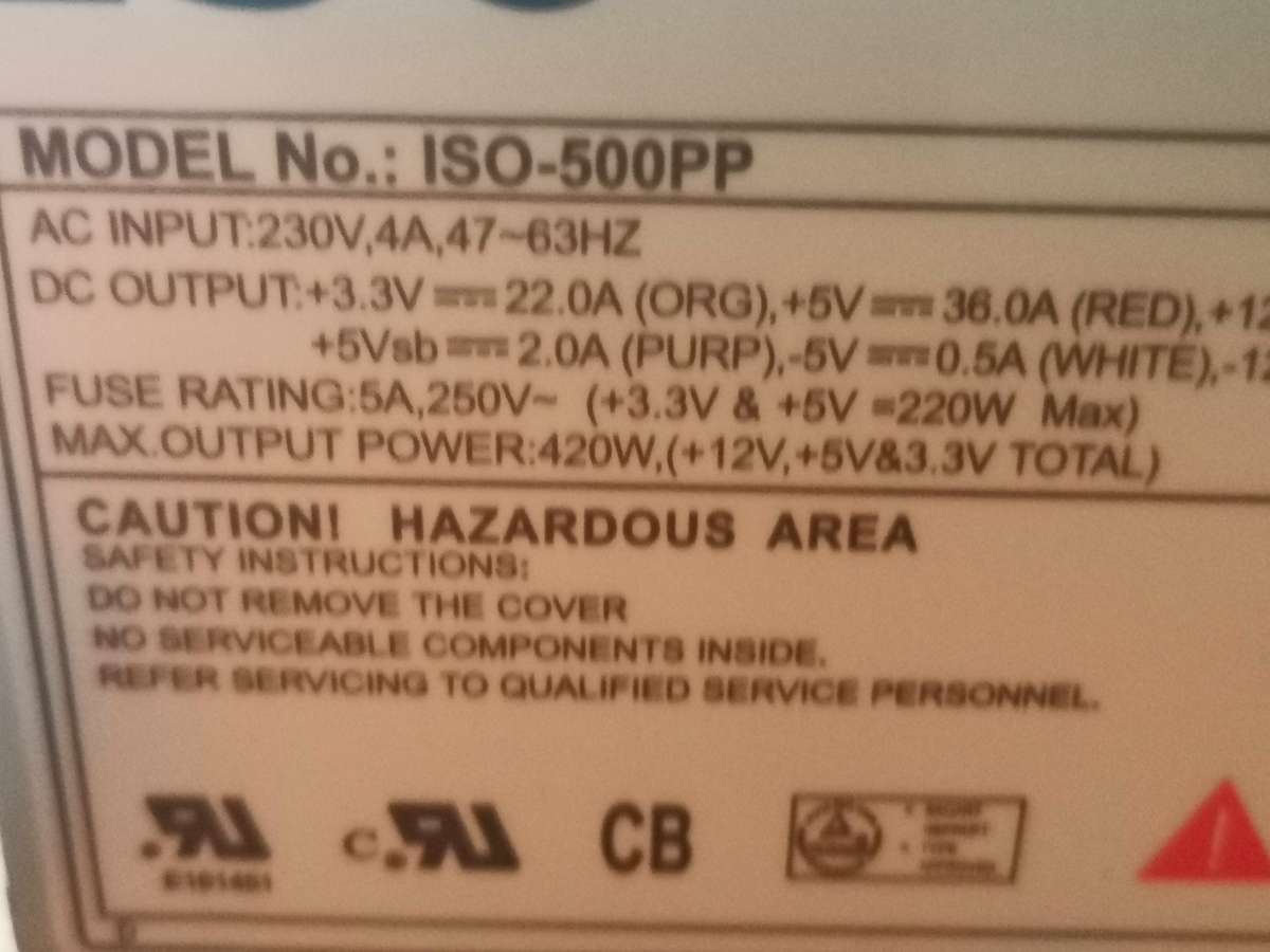 Motherboard H61M-P23+i3 2Gen cpu+4GB Ddr 3 1066 ram+500Gb Hardrive+420w Psu+only Pc case needed.