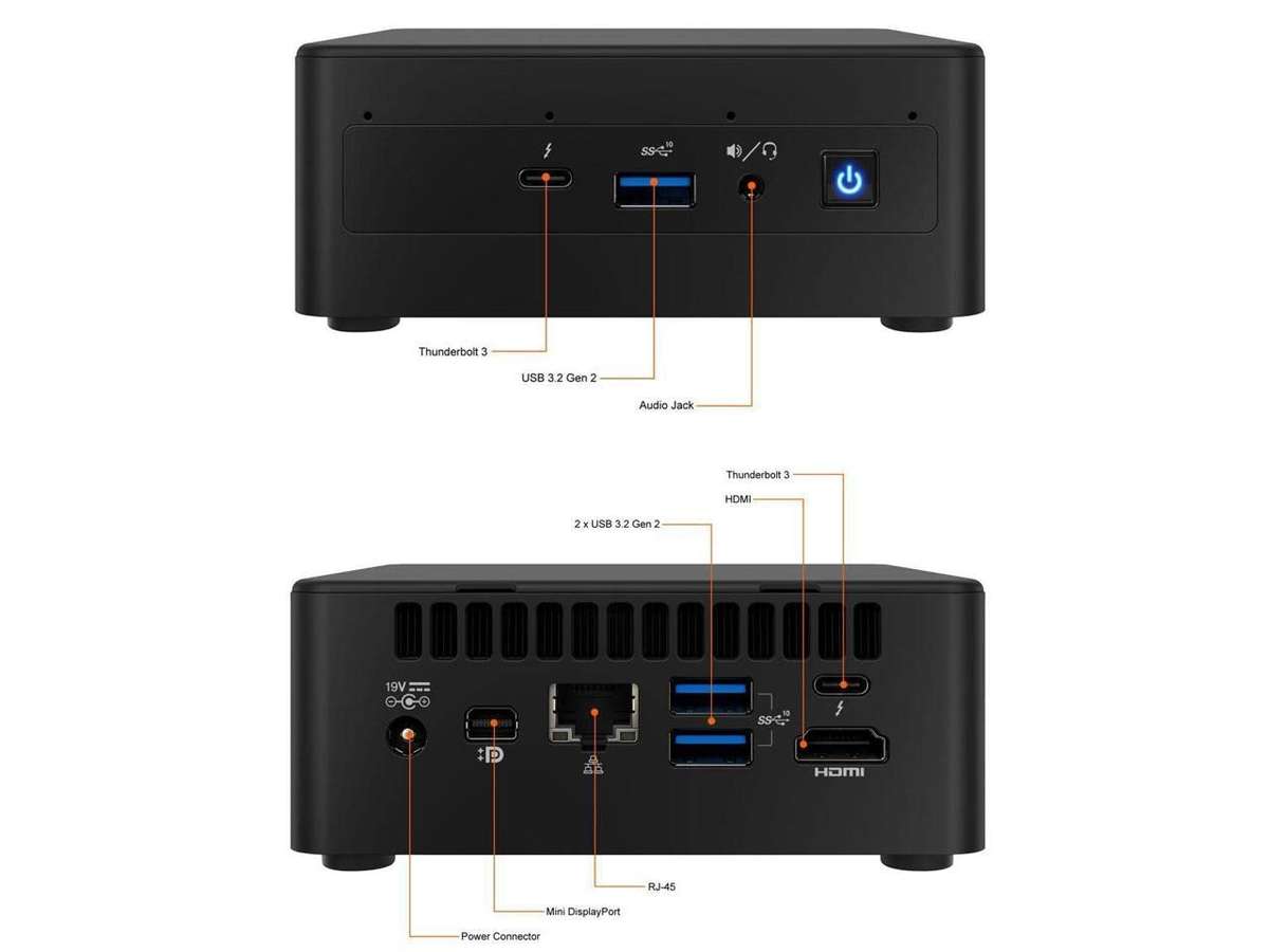 NUC MINI PC-NUC11PAHi3 I3-11TH GEN 8GB RAM 256GB SSD Excellent Condition