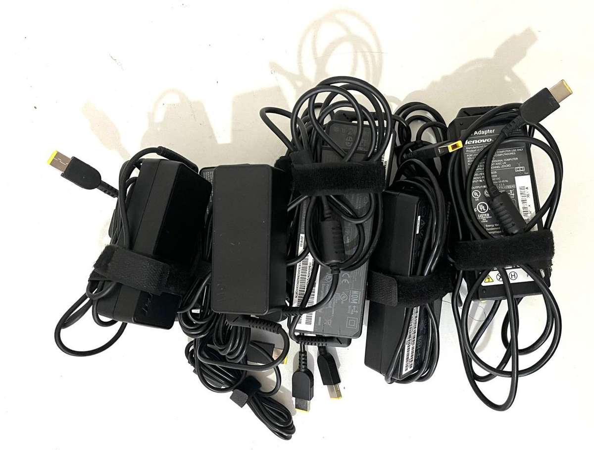 Lenovo Yello pin chargers Mix 90W,45W -Sell as lot - 10 units in lot