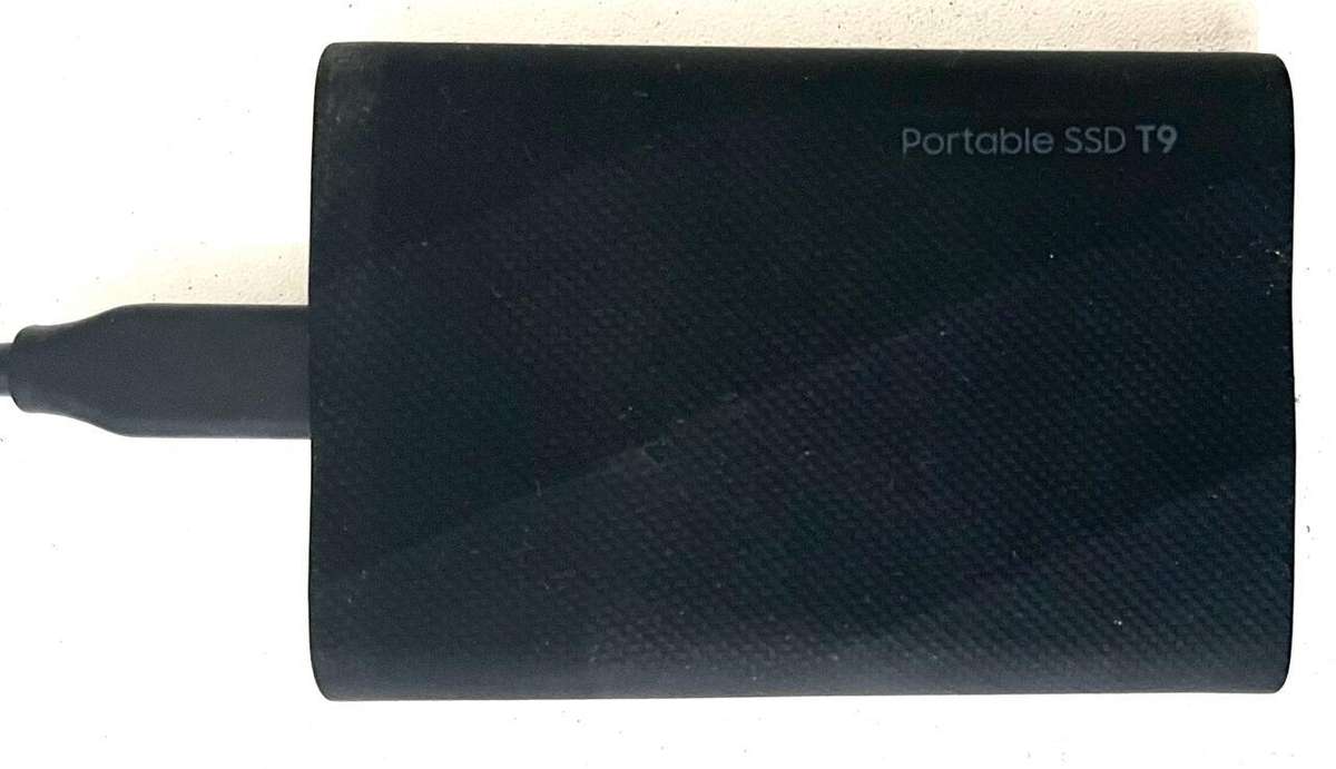 2TB Samsung T9 Shield USB-C Powered External SSD-100% Health